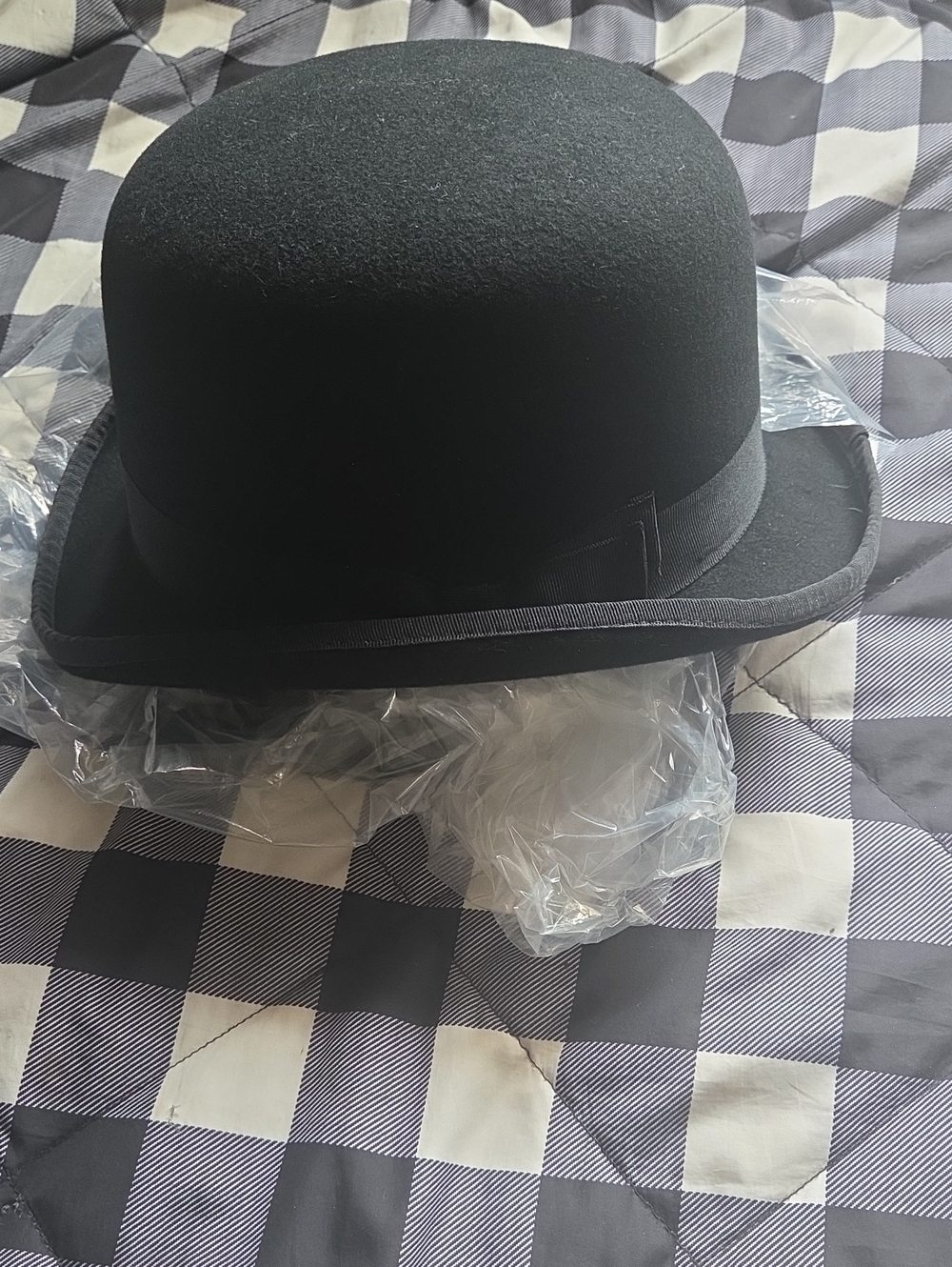 SCALA Short Crown Black Wool Western Bowler Hat - Classic! NWT, Never Worn